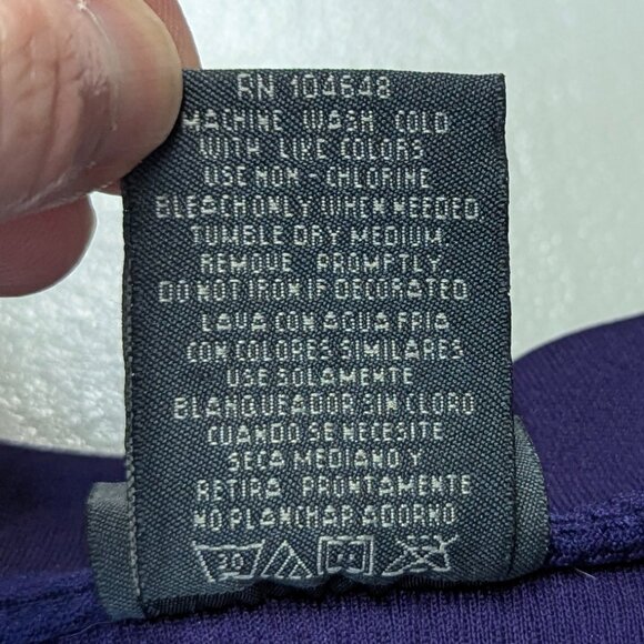 Two LSU Tigers Purple Size XL Shirts, one tee, one sleeveless jersey - Picture 10 of 12